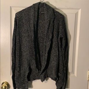 Express thin knit gray cardigan in size XS